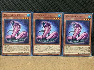【ぽぽたん】遊戯王 3772 グレイドル・コブラ 3枚 ノーマル