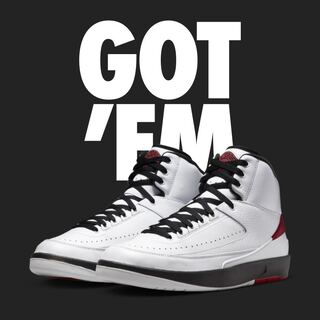 Nike Women's Air Jordan 2 "Chicago" (2022) Varsity Red/Black/HoWight DX4400-106 25.5cm