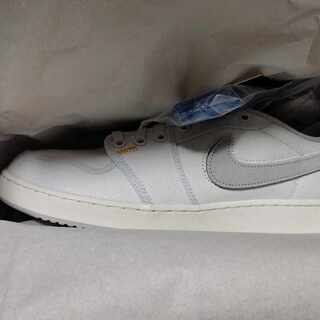 UNION × Nike Air Jordan 1 Low KO “White Canvas” White/Sail/University Gold/Neutral Grey

 28cm