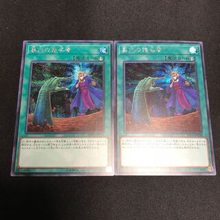 遊戯王　墓穴の指名者　2枚 シークレットレア　シク