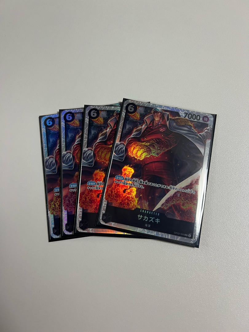 ワンピースカード3大将SR4枚セット