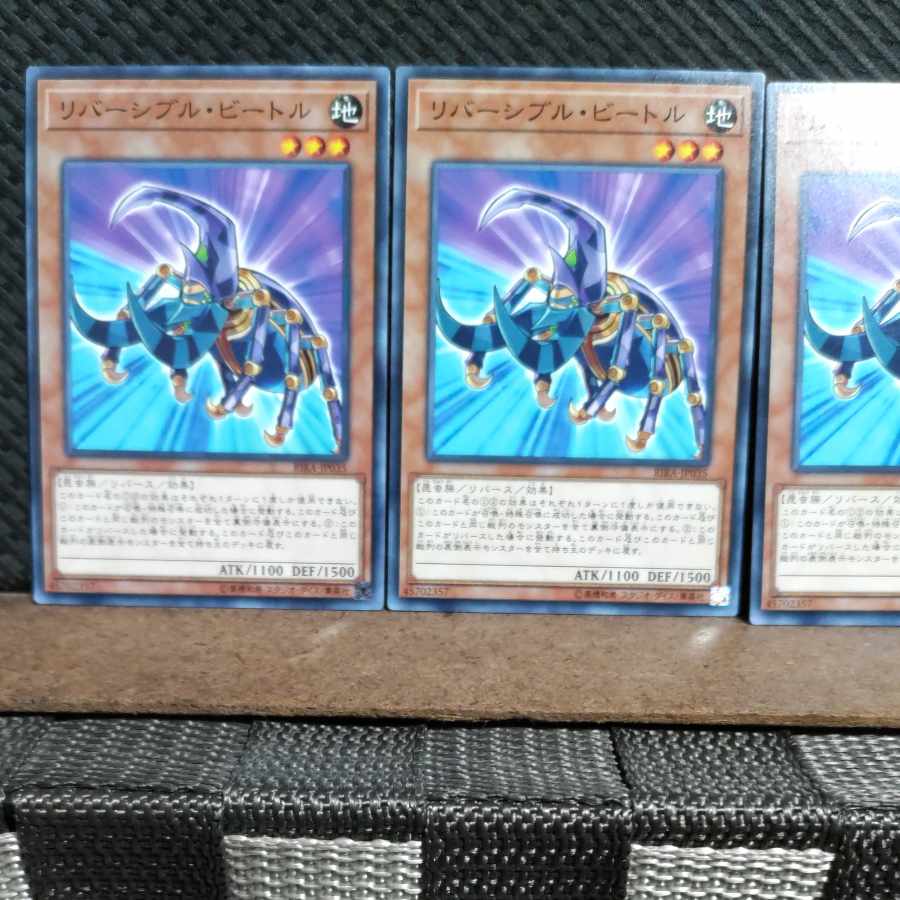 【ぽぽたん】遊戯王 #1432 リバーシブル・ビートル ノーマル 3枚