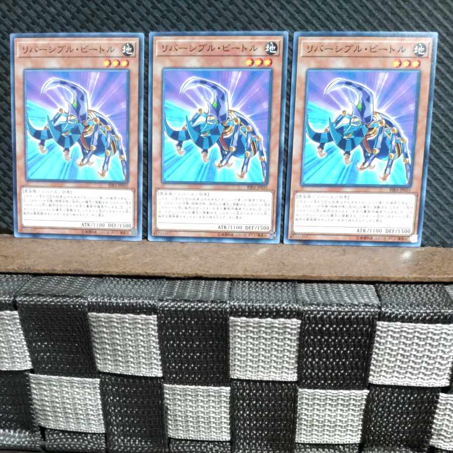 【ぽぽたん】遊戯王 #1433 リバーシブル・ビートル ノーマル 3枚