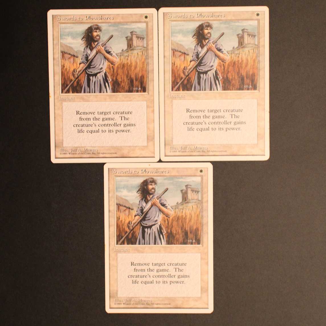 4ED【剣を鍬に】英語 3枚セット