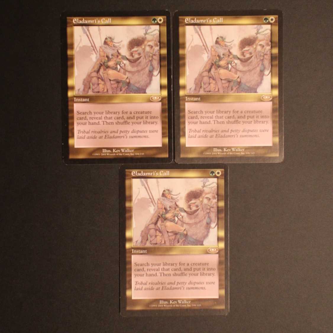 PLS【エラダムリーの呼び声】英語 3枚セット