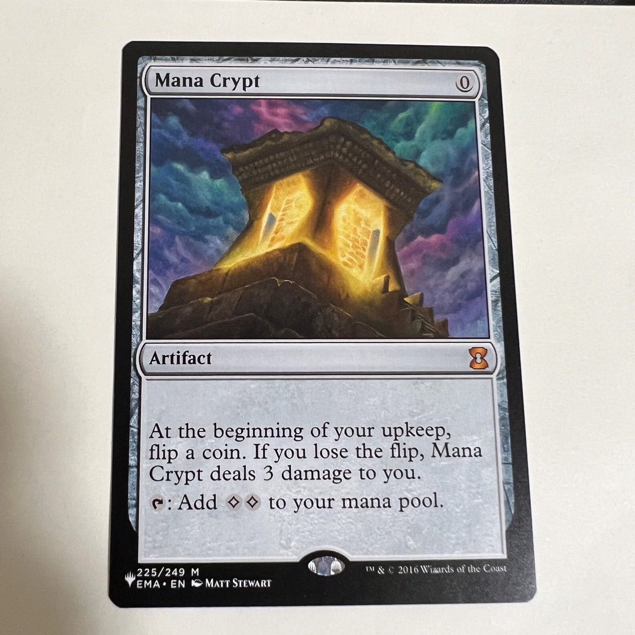 魔力の墓所 神話レア 225/249 Mana crypt EMA 英語