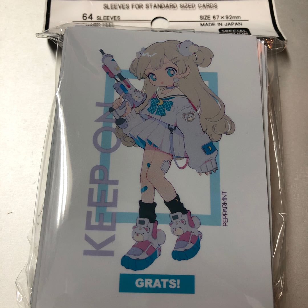新品64枚入 グラッツ GRATS スリーブ ペパーミント KEEP ON