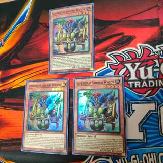 Yu-Gi-Oh Superheavy Samurai Wagon Super Rare English Set of 3