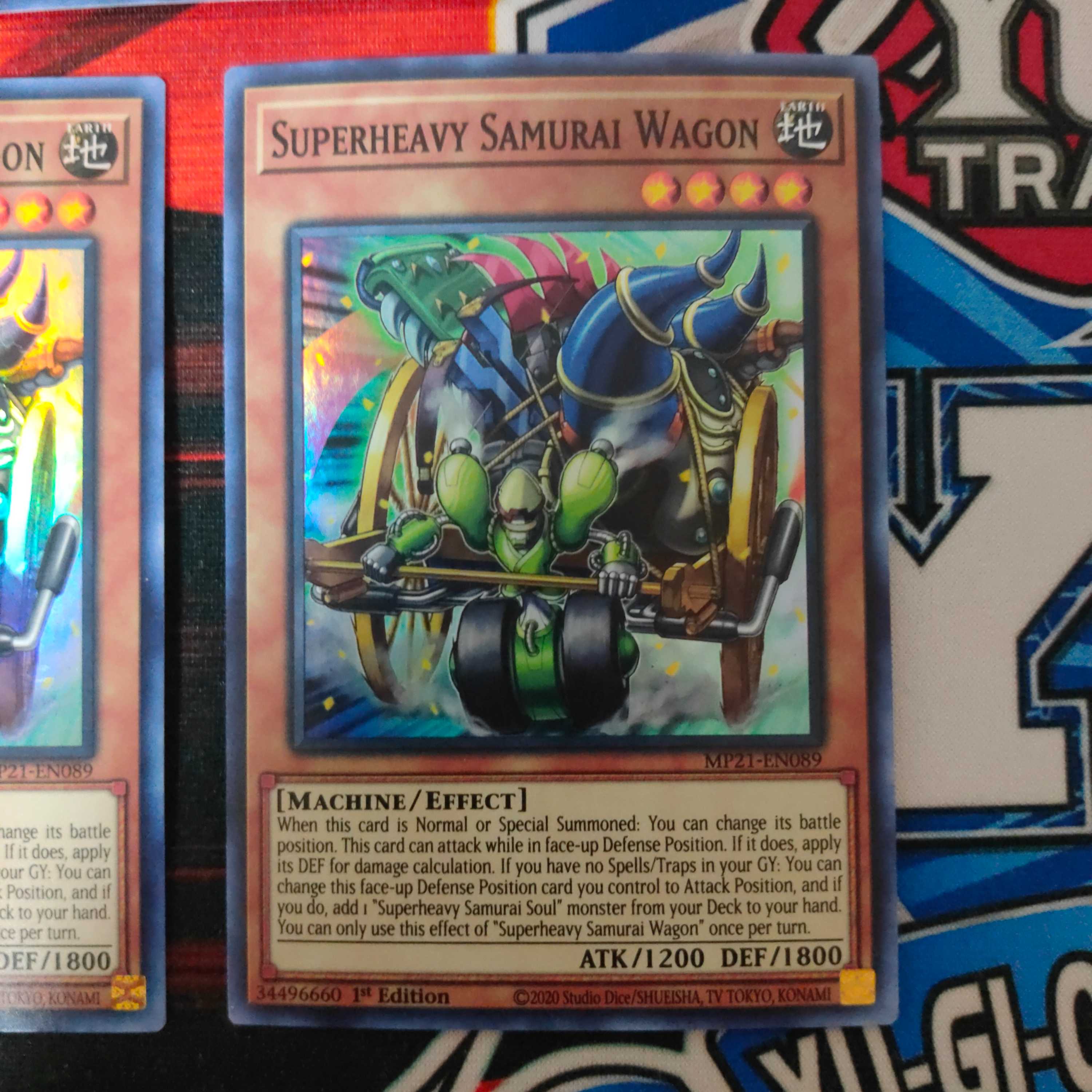 Yu-Gi-Oh Superheavy Samurai Wagon Super Rare English Set of 3
