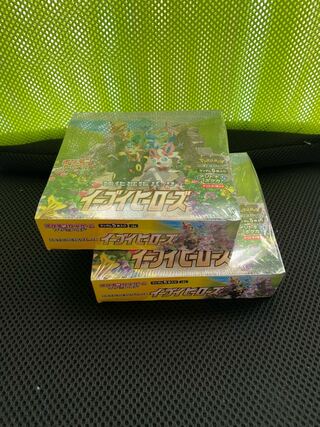 イーブイヒーローズbox②個　シュリンク付き イーブイヒーローズ シュリンク付き2個 イーブイヒーローズ未