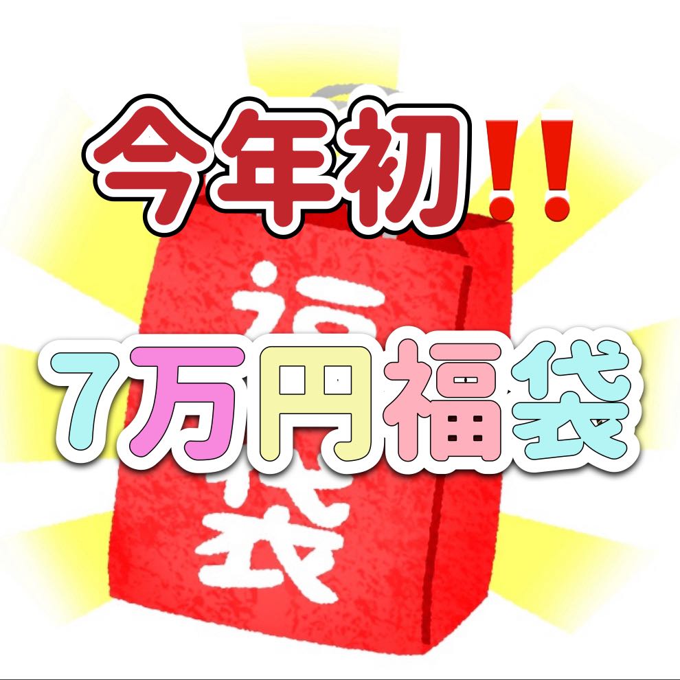 ☆ First grab bag of the year for one person only ☆ 70,000 yen grab bag