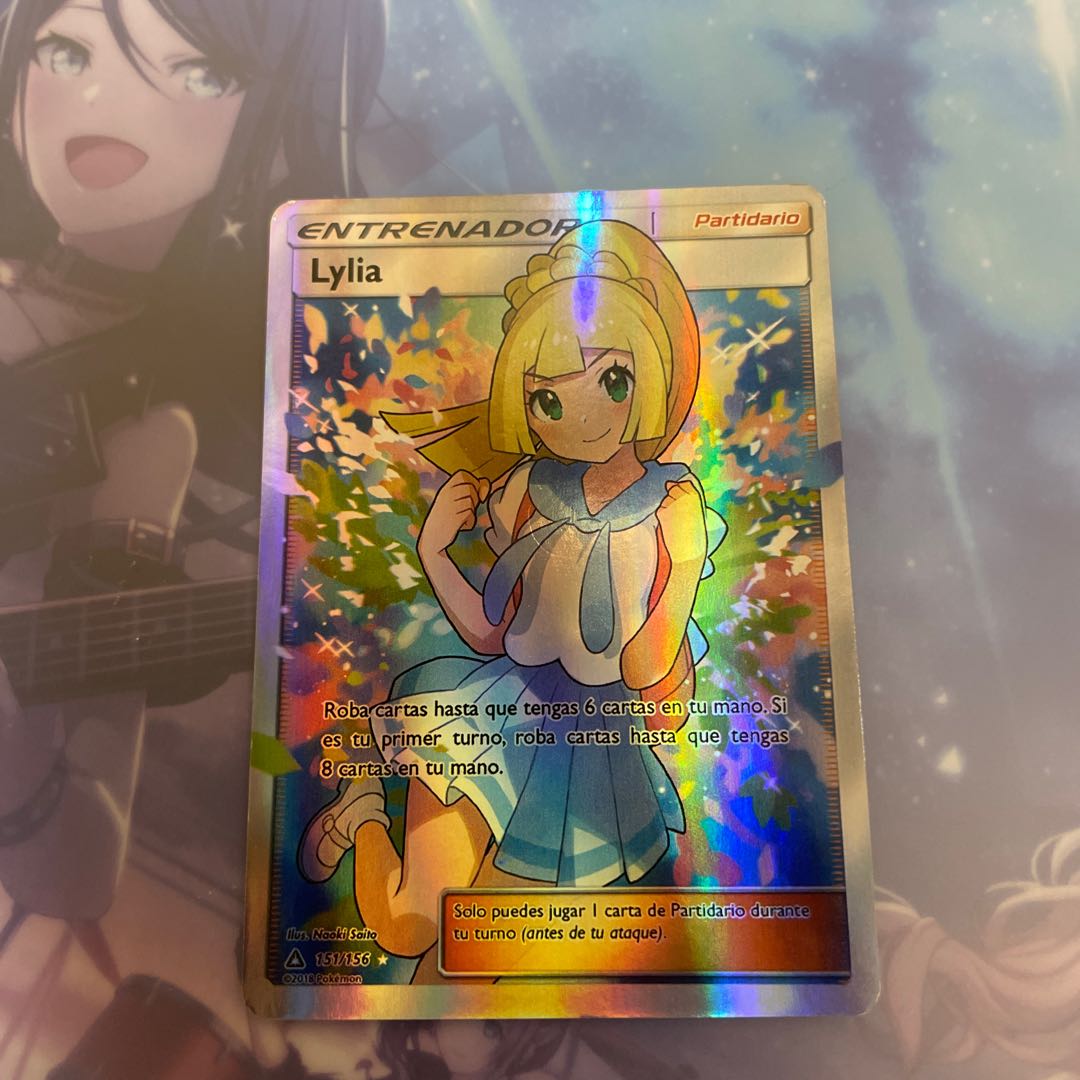 Pokemon card Lillie replica with extras 1枚
