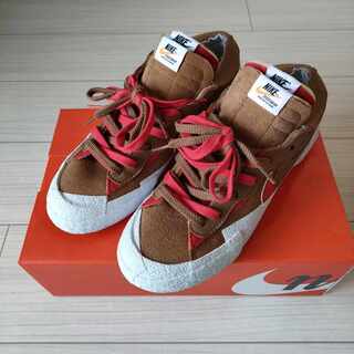 サカイ × ナイキ ブレーザー ロー "ブリティッシュ タン" 26cm