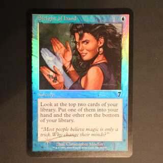7ED [Sleight of Hand] English Foil