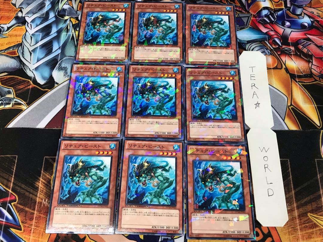 リチュア・ビースト DT14 2 デュエルターミナル 9枚セット てら