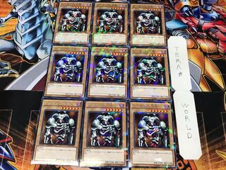 Summoned Skull DT09 3 Duel Terminal, set of 9, Tera.