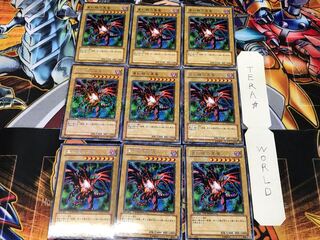 真紅眼の黒竜 DT01 3 デュエルターミナル 9枚セット てら