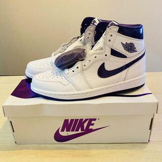 New] Air Jordan1 High Og Court Purple 26.5cm