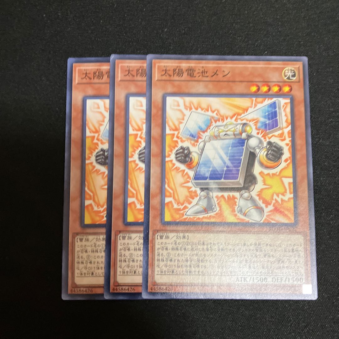 太陽電池メン ノーマル 3枚 特価品