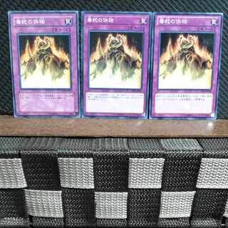 【ぽぽたん】遊戯王  #1525  毒蛇の供物  ノーマル  3枚