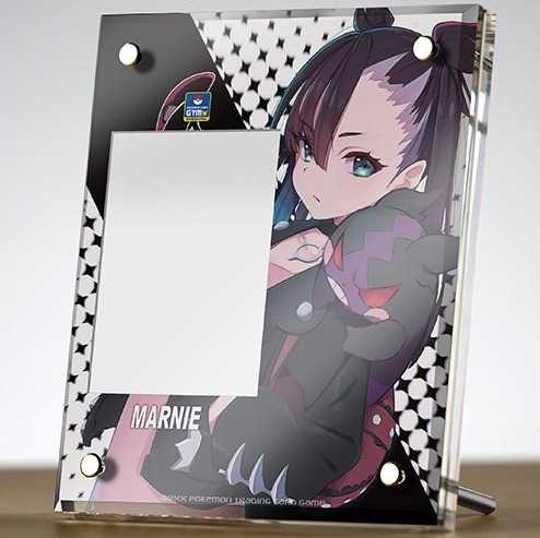 Pokémon Card Marnie (2) acrylic card/display shield, low stock.