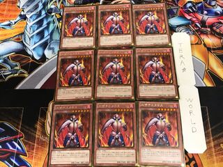 Thestalos the Firestorm Monarch GDB1 2 Gold Set of 9 Tera