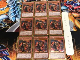Flame Conquering Dragon - Blaster GS06 3 Gold Set of 9 Tera