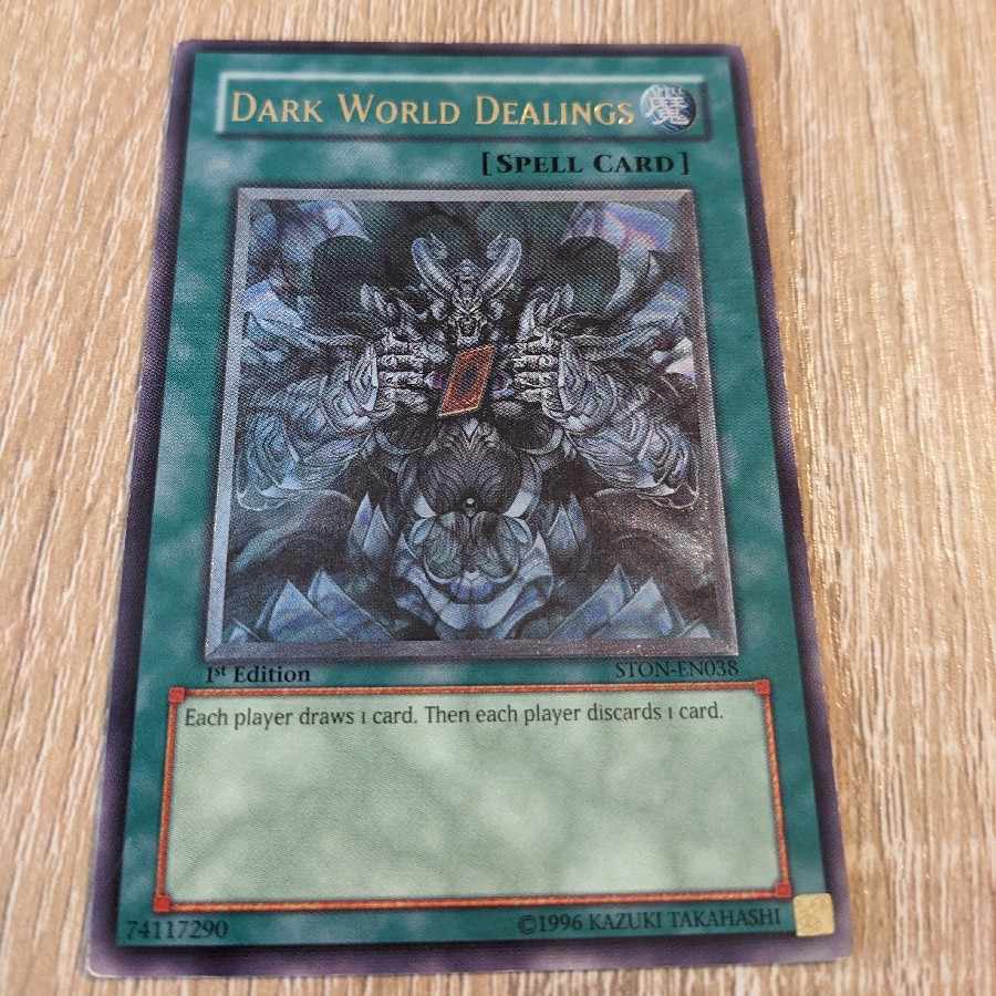 Dark World Dealings Ultimate Rare STON-EN038 暗黒界の取引 アルティメットレア