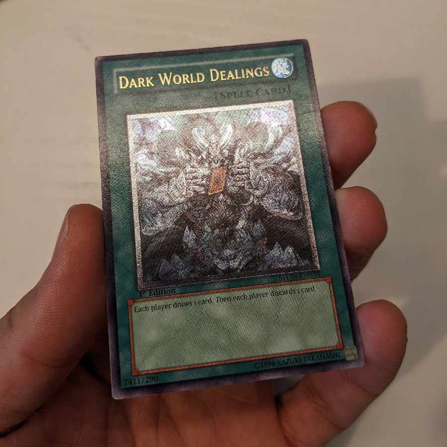 Dark World Dealings Ultimate Rare STON-EN038 暗黒界の取引 アルティメットレア