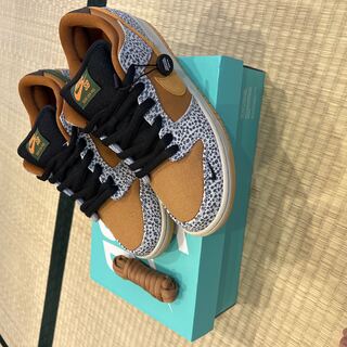 Nike SB Dunk Low Pro Iso "Safari" Slate Warrior Rural Grey/Camquat CD2563-002 26.5cm