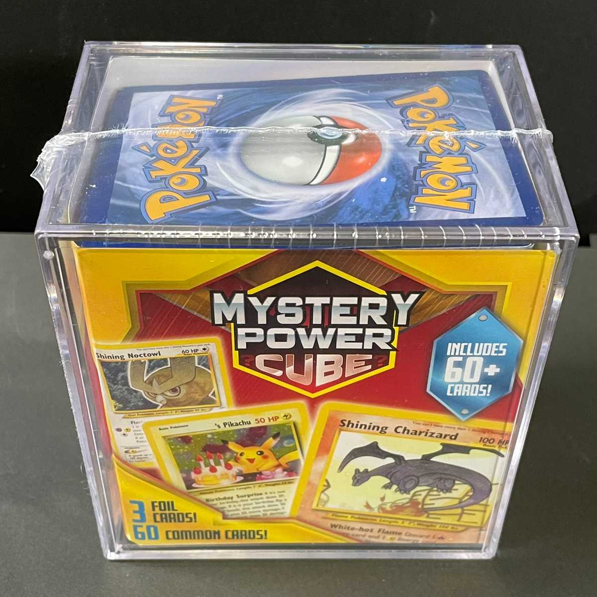 新品未開封 ミステリーパワーキューブ ひかるリザードン ひかるヨルノズク おたんじょうびのピカチュウ 英語版 旧裏 ポケモンカード ポケカ ミステリーパワーボックス