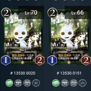 【最終値下げ】カムイ　2枚