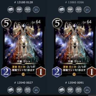 天瞳 ウシャ 2枚セット