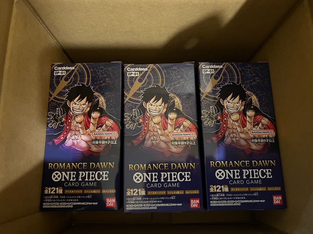 ワンピースカード ロマンスドーン 3box 未開封