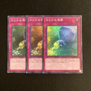r79 のどかな埋葬 スーパーレア 3枚セット 遊戯王 トレトレ