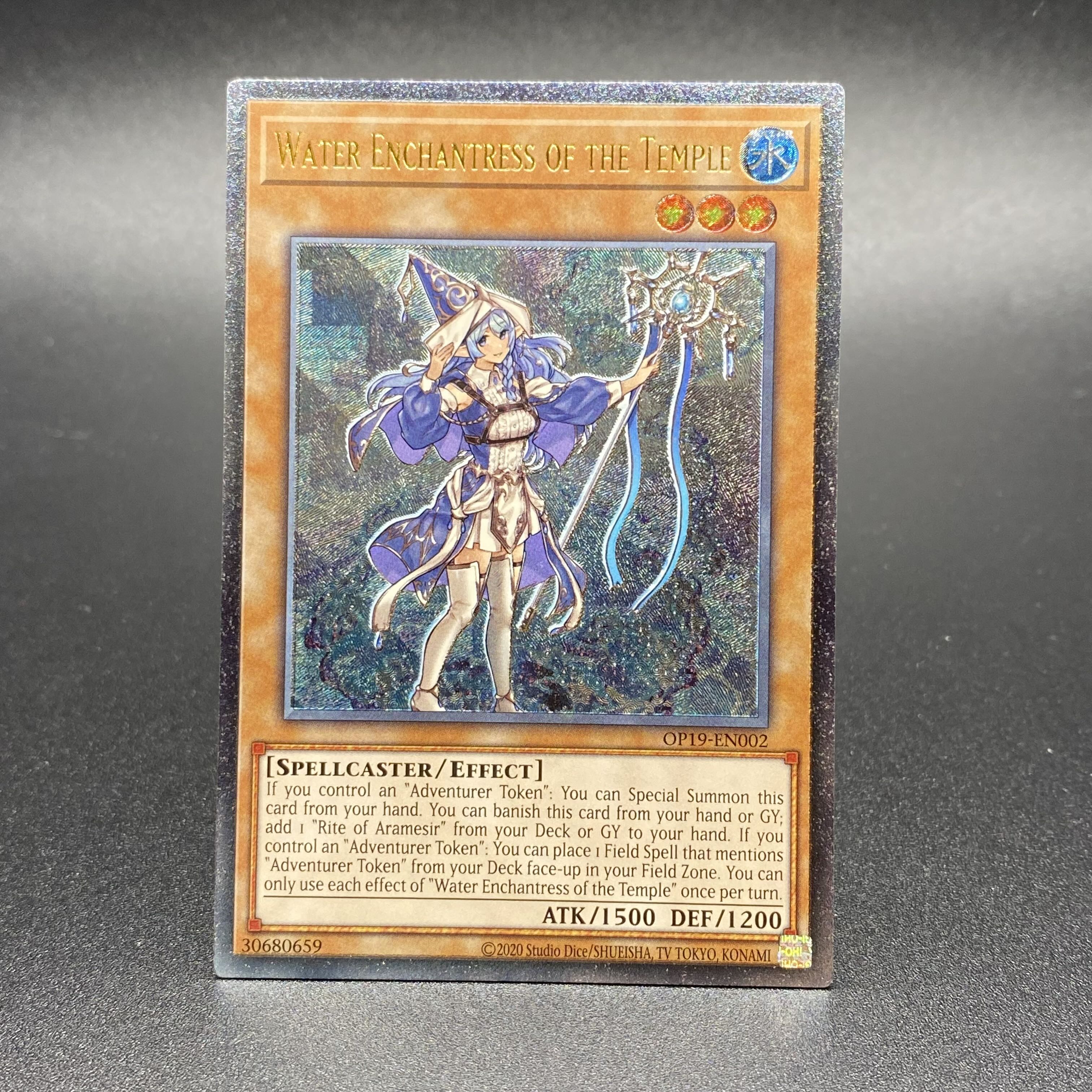 Water Master of the Holy Temple Relief English OP19-EN002