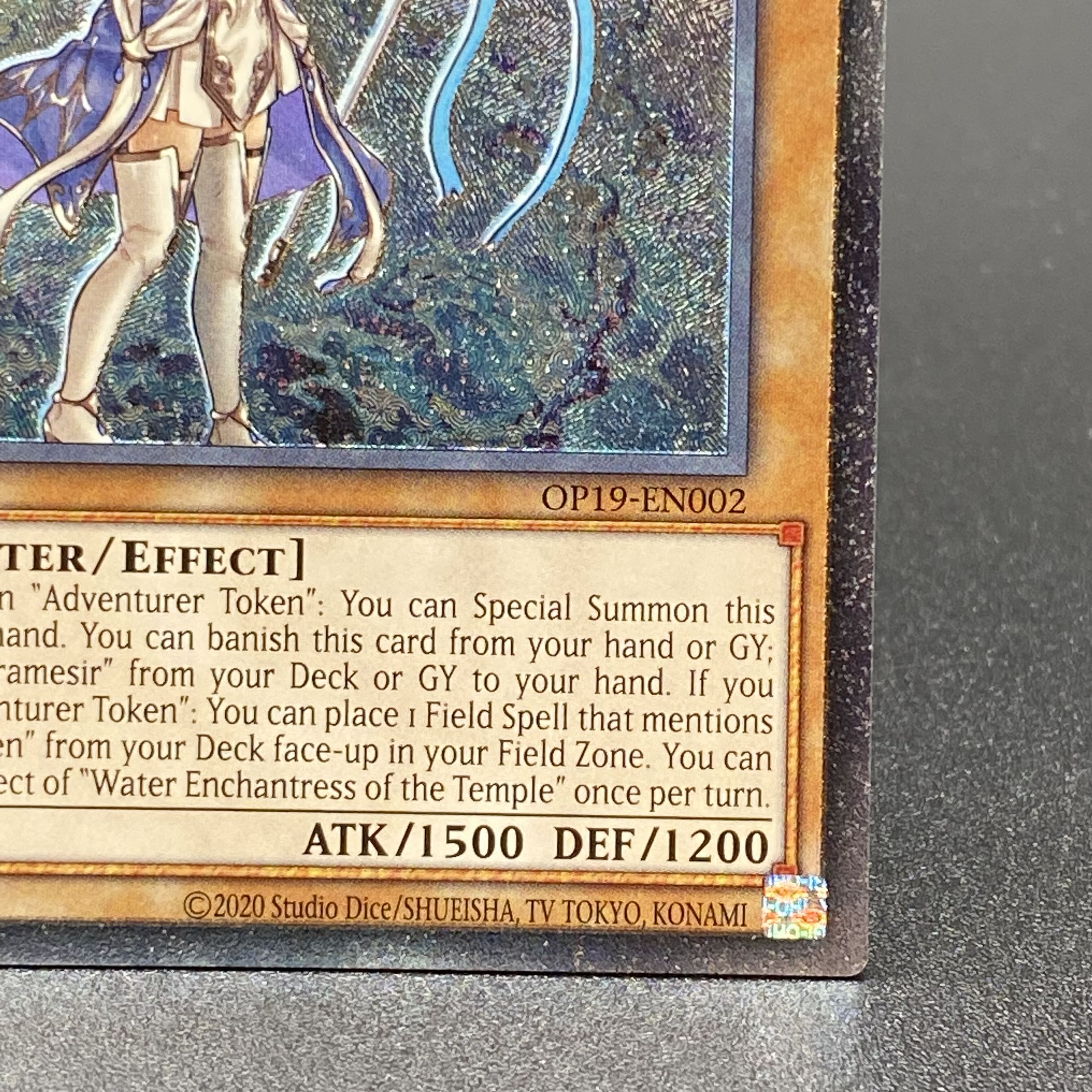 Water Master of the Holy Temple Relief English OP19-EN002