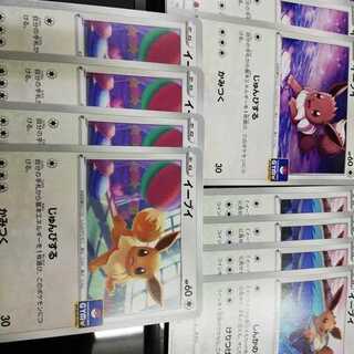 Promo Eevee 3 types, set of 12 Buiz Pokémon cards 12枚