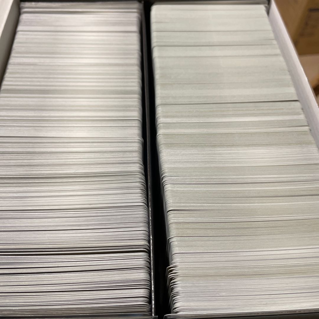 1 Energy SR, 13 RRRs, 36 RRs, and assorted Rs, goodies, trainers, and a cat-post full of stuff.