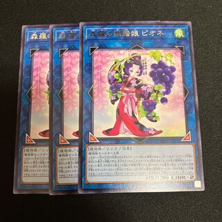 森羅の舞踏娘 ピオネ レア JP051 3枚