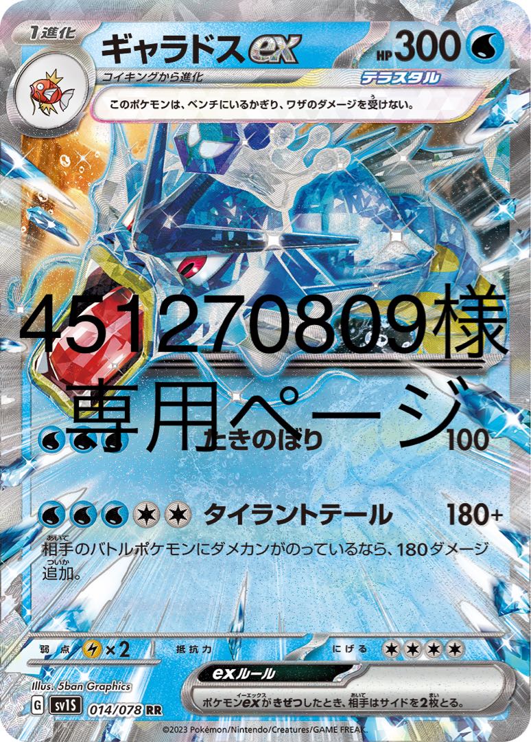 451270809様専用ページ