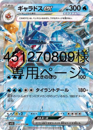 451270809様専用ページ