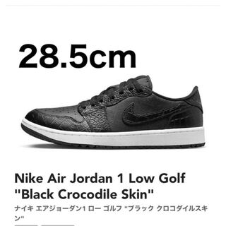 Nike Air Jordan 1 Low Golf "Black Crocod 28.5cm