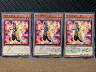 【ぽぽたん】遊戯王 9212 転生炎獣ミーア 3枚 ノーマル