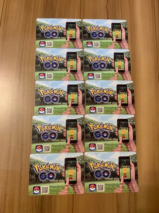 Pokéka] Set of 10 Pokémon GO promotion codes