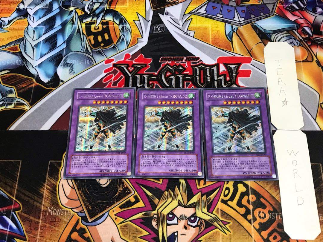 Elemental HERO Great Tornado PP12 1 Secret 3-card set Tera