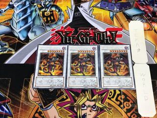 Red Dragon Archfiend WJMP 2 Secret Set of 3 Tera