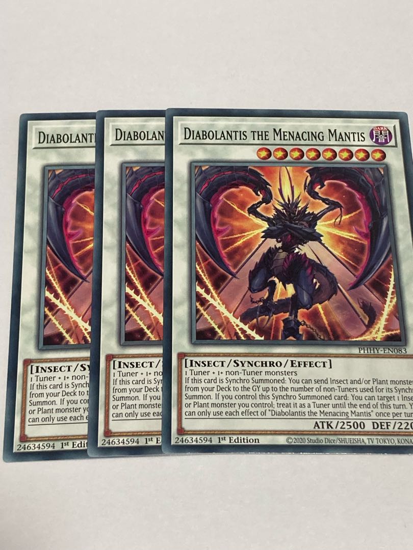 Diabolantis the Menacing Mantis English EU edition 3 copies