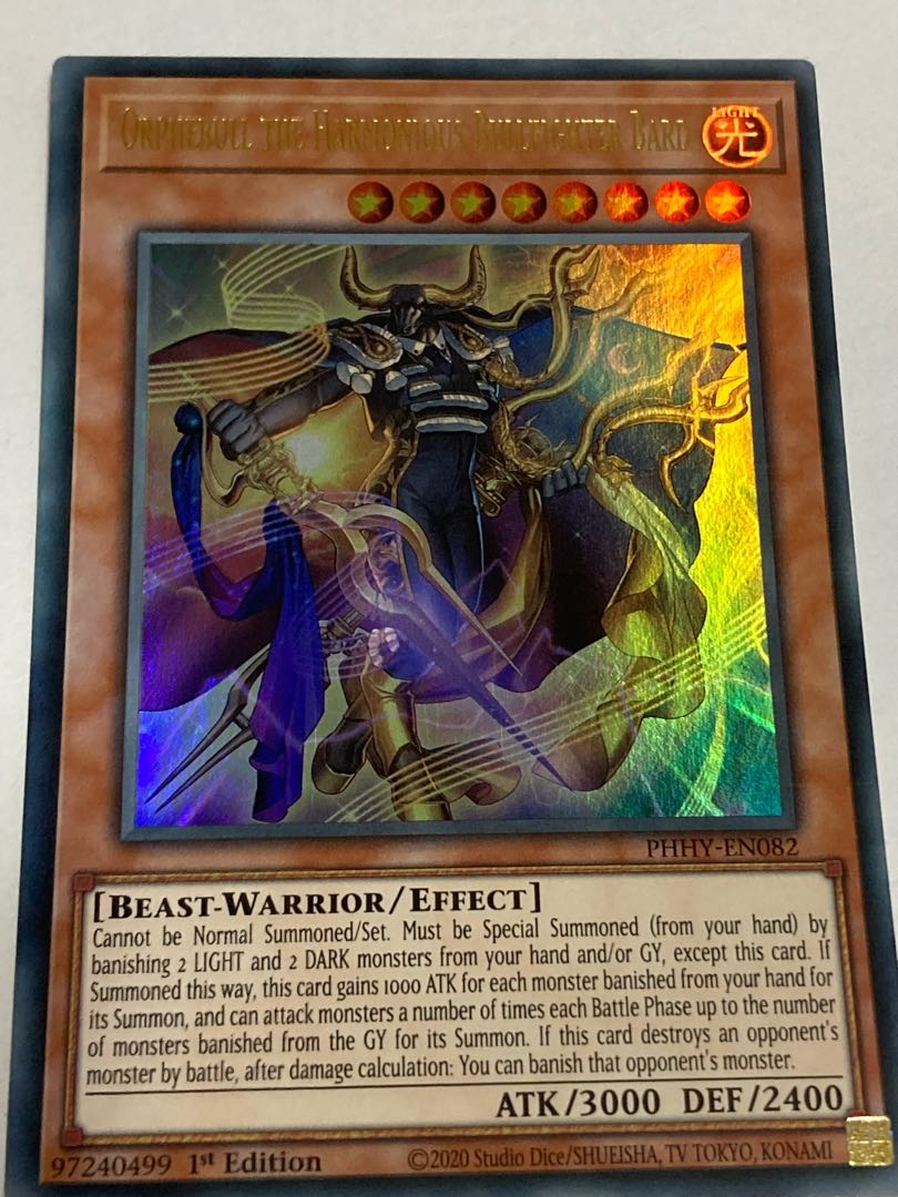 Orphebull the Harmonious Bullfighter Bard English EU edition