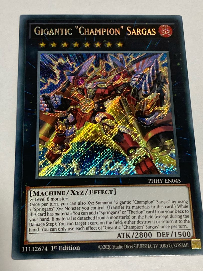 Gigantic "Champion" Sargus English EU edition